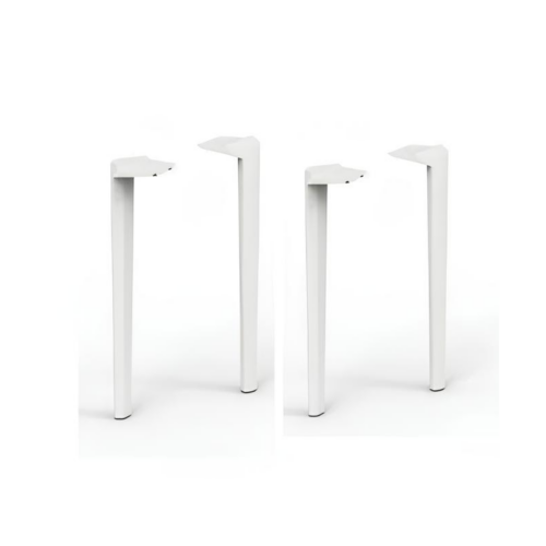 COMPLEMENT DE PLATEAU : 4 PIEDS EN BLANC H73.5