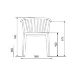 CHAISE WOODY BEIGE – Image 2