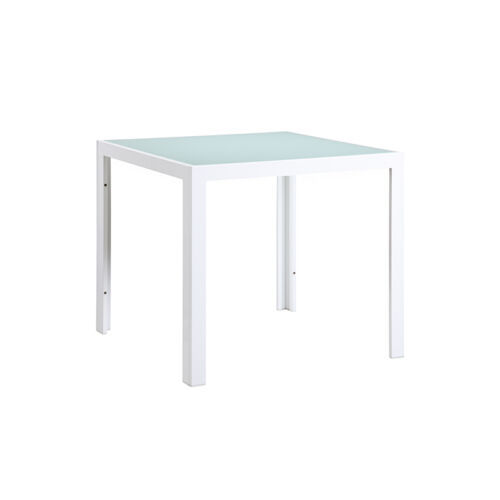 TABLE SHIO 80x80 PLATEAU EN VERRE