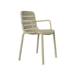 GINA SAND ARMCHAIR WITH ARMRESTS
