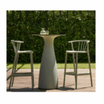 BAOBAB TABLE L GREY GREEN Ø70 - Image 2
