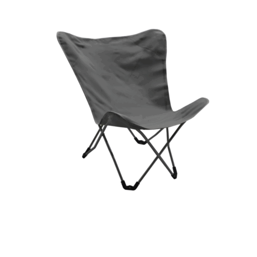 APONI FAUTEUIL PLIANT ACIER/TPEP - GREY/GRIS