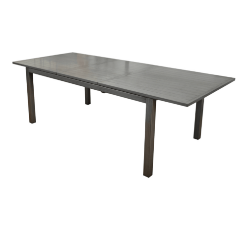 PACK : TABLE ANTIBES 160/220x90 ALU BRUSH/LATTES-ICE + 6 CHAISES – Image 2
