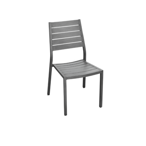 PACK : TABLE ANTIBES 160/220x90 ALU BRUSH/LATTES-ICE + 6 CHAISES – Image 3