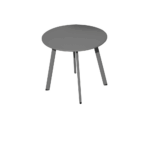MASSAI RD50 STEEL COFFEE TABLE - GRAPHITE