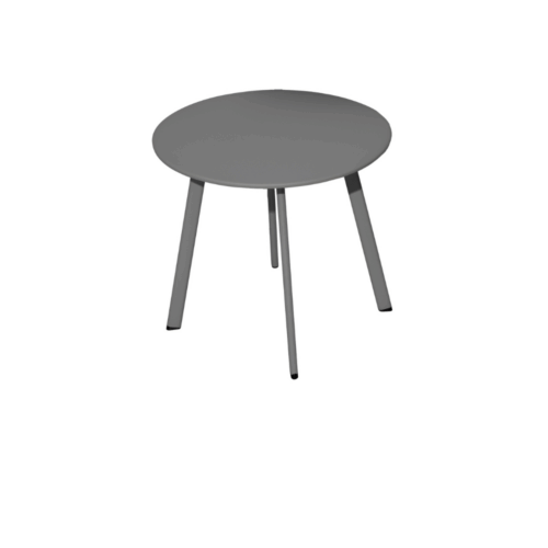 MASSAI TABLE BASSE RD50 ACIER - GRAPHITE