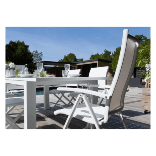 ELEGANCE FAUTEUIL MULTIPO ALU/TPEP - BLANC/BLANC – Image 2