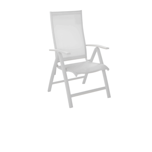 ELEGANCE FAUTEUIL MULTIPO ALU/TPEP - BLANC/BLANC