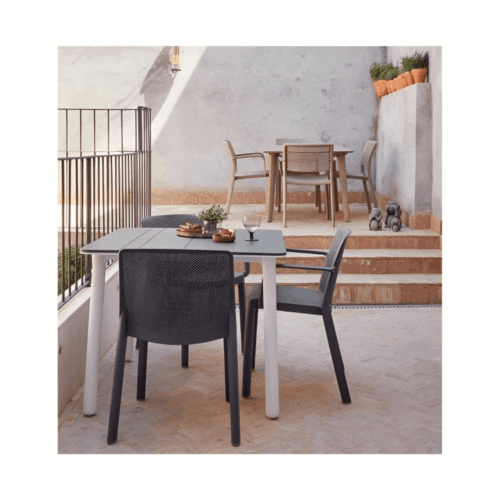 TABLE NOA 90x90 GRIS FONCE – Image 3