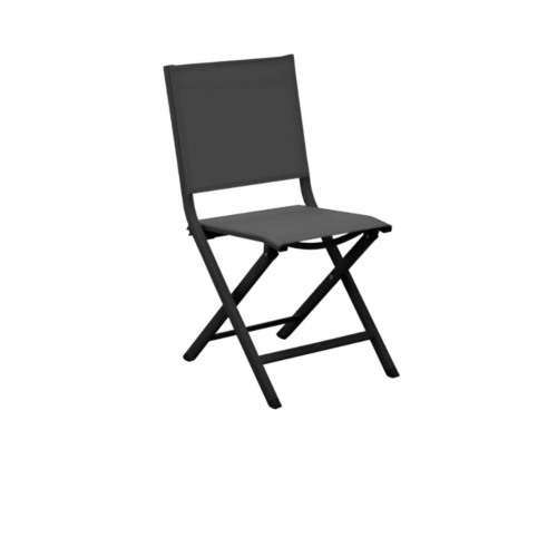 THEMA GRAPHITE/BLACK FOLDING CHAIR