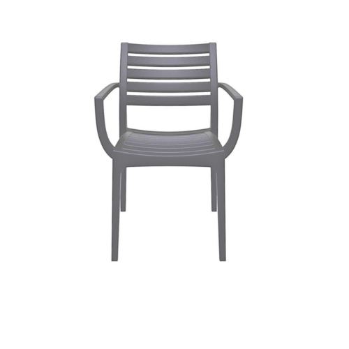 ARTEMIS GRAY ARMCHAIR SILVER - Image 2