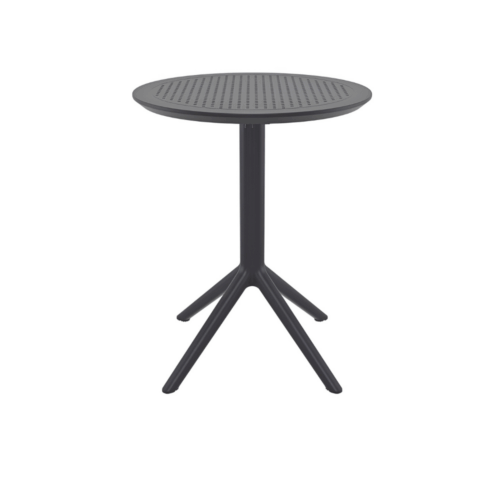 TABLE SKY PLIABLE Ø60 GRIS FONCE