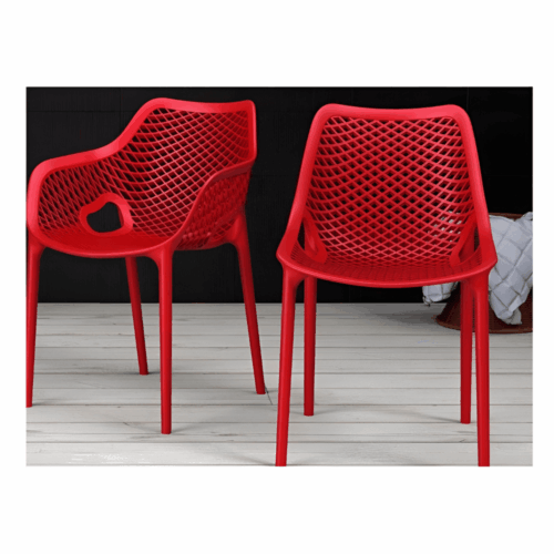 GRID XL (AIR XL) RED ARMCHAIR - Image 2