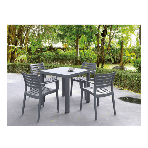 ARTEMIS GRAY ARMCHAIR SILVER - Image 3